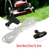 Maxbell Starter Handle with Rope Mower Pull Cord Universal for Replacement Accessory 3m