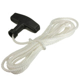 Maxbell Starter Handle with Rope Mower Pull Cord Universal for Replacement Accessory 5.5m