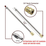 Maxbell High Pressure Washer Flat Surface Cleaner with Extension pole for Cleaning