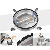 Maxbell High Pressure Washer Flat Surface Cleaner with Extension pole for Cleaning