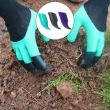Maxbell Garden Gloves Claws Supplies Hand Planting Tools for Pruning Yard Work black