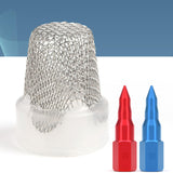 Maxbell 5Pcs Butter Tip Nozzle Wear Resistant Alloy for Butter Machine Accessories Blue