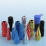Maxbell 5Pcs Butter Tip Nozzle Wear Resistant Alloy for Butter Machine Accessories Blue