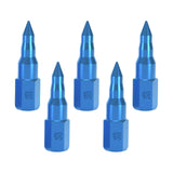 Maxbell 5Pcs Butter Tip Nozzle Wear Resistant Alloy for Butter Machine Accessories Blue