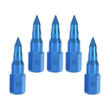 Maxbell 5Pcs Butter Tip Nozzle Wear Resistant Alloy for Butter Machine Accessories Blue