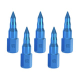 Maxbell 5Pcs Butter Tip Nozzle Wear Resistant Alloy for Butter Machine Accessories Blue