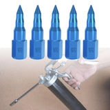 Maxbell 5Pcs Butter Tip Nozzle Wear Resistant Alloy for Butter Machine Accessories Blue