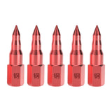 Maxbell 5Pcs Butter Tip Nozzle Wear Resistant Alloy for Butter Machine Accessories Red