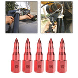 Maxbell 5Pcs Butter Tip Nozzle Wear Resistant Alloy for Butter Machine Accessories Red