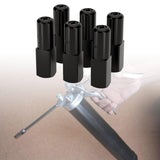 Maxbell 4x Alloy Grease Coupler for Industrial Applications Machinery Processing Black Style B
