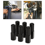 Maxbell 4x Alloy Grease Coupler for Industrial Applications Machinery Processing Black Style B