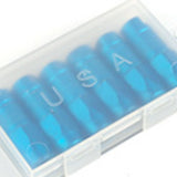Maxbell 4x Alloy Grease Coupler for Industrial Applications Machinery Processing Blue