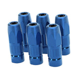 Maxbell 4x Alloy Grease Coupler for Industrial Applications Machinery Processing Blue
