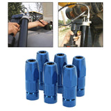 Maxbell 4x Alloy Grease Coupler for Industrial Applications Machinery Processing Blue