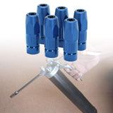 Maxbell 4x Alloy Grease Coupler for Industrial Applications Machinery Processing Blue