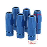 Maxbell 4x Alloy Grease Coupler for Industrial Applications Machinery Processing Blue