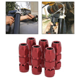 Maxbell 4x Alloy Grease Coupler for Industrial Applications Machinery Processing Red