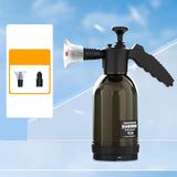 Maxbell Car Wash Foam Pressure Sprayer 2L Multipurpose for Indoor Outdoor Lawn Clear Black