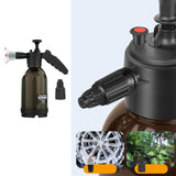 Maxbell Car Wash Foam Pressure Sprayer 2L Multipurpose for Indoor Outdoor Lawn Clear Black