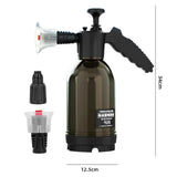 Maxbell Car Wash Foam Pressure Sprayer 2L Multipurpose for Indoor Outdoor Lawn Clear Black