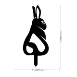 Maxbell Acrylic Garden Animal Statue Silhouette Statues for Holiday Garden Decor Style A