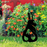 Maxbell Acrylic Garden Animal Statue Silhouette Statues for Holiday Garden Decor Style A