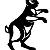 Maxbell Acrylic Garden Animal Statue Silhouette Statues for Holiday Garden Decor Style C