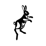 Maxbell Acrylic Garden Animal Statue Silhouette Statues for Holiday Garden Decor Style C