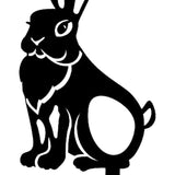 Maxbell Acrylic Garden Animal Statue Silhouette Statues for Holiday Garden Decor Style D