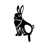 Maxbell Acrylic Garden Animal Statue Silhouette Statues for Holiday Garden Decor Style D
