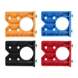 Maxbell Hinge Boring Jig Wood Furniture Hole Jig Guide for Carpenter Woodworking Blue