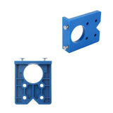 Maxbell Hinge Boring Jig Wood Furniture Hole Jig Guide for Carpenter Woodworking Blue