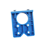 Maxbell Hinge Boring Jig Wood Furniture Hole Jig Guide for Carpenter Woodworking Blue