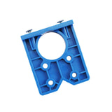 Maxbell Hinge Boring Jig Wood Furniture Hole Jig Guide for Carpenter Woodworking Blue