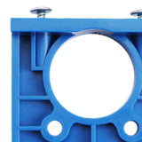 Maxbell Hinge Boring Jig Wood Furniture Hole Jig Guide for Carpenter Woodworking Blue