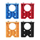 Maxbell Hinge Boring Jig Wood Furniture Hole Jig Guide for Carpenter Woodworking Blue