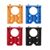 Maxbell Hinge Boring Jig Wood Furniture Hole Jig Guide for Carpenter Woodworking Blue