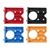 Maxbell Hinge Boring Jig Wood Furniture Hole Jig Guide for Carpenter Woodworking Blue