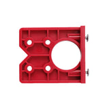 Maxbell Hinge Boring Jig Wood Furniture Hole Jig Guide for Carpenter Woodworking Red
