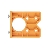 Maxbell Hinge Boring Jig Wood Furniture Hole Jig Guide for Carpenter Woodworking Yellow