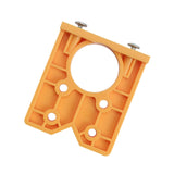 Maxbell Hinge Boring Jig Wood Furniture Hole Jig Guide for Carpenter Woodworking Yellow