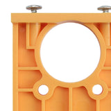 Maxbell Hinge Boring Jig Wood Furniture Hole Jig Guide for Carpenter Woodworking Yellow