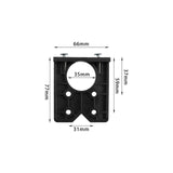 Maxbell Hinge Boring Jig Wood Furniture Hole Jig Guide for Carpenter Woodworking Black
