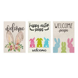 Maxbell Happy Easter Garden Flags Banner Vertical Ornament for Party Farmhouse A