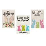 Maxbell Happy Easter Garden Flags Banner Vertical Ornament for Party Farmhouse A