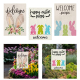Maxbell Happy Easter Garden Flags Banner Vertical Ornament for Party Farmhouse A