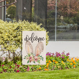 Maxbell Happy Easter Garden Flags Banner Vertical Ornament for Party Farmhouse A