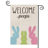 Maxbell Happy Easter Garden Flags Banner Vertical Ornament for Party Farmhouse C