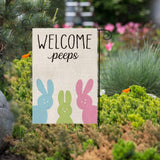 Maxbell Happy Easter Garden Flags Banner Vertical Ornament for Party Farmhouse C