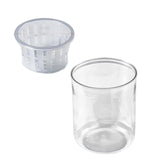 Maxbell Mini Fish Tank Bonsai Growing System Flower Pot for Indoor Desktop Fish 12cmx6.5cm